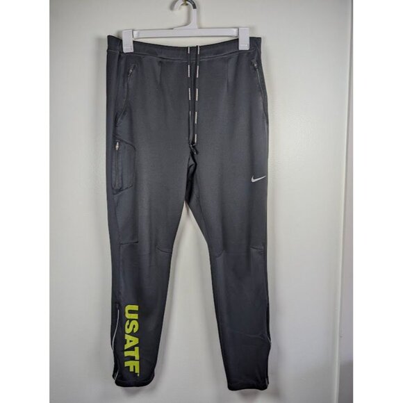Nike Running Track Pants Mens Size XL USATF Track & Field Ankle Gorpcore 547839 - Picture 6 of 10